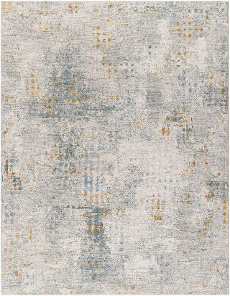Dresden Machine Woven Rug — Denim/Gray
