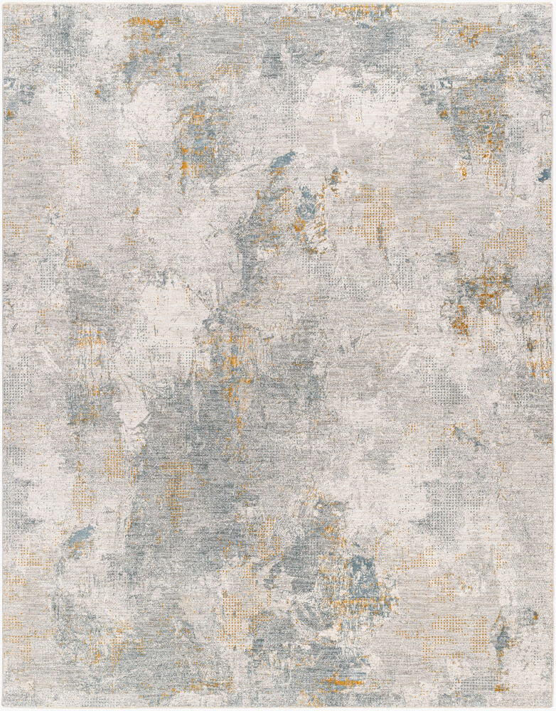Dresden Machine Woven Rug — Denim/Gray