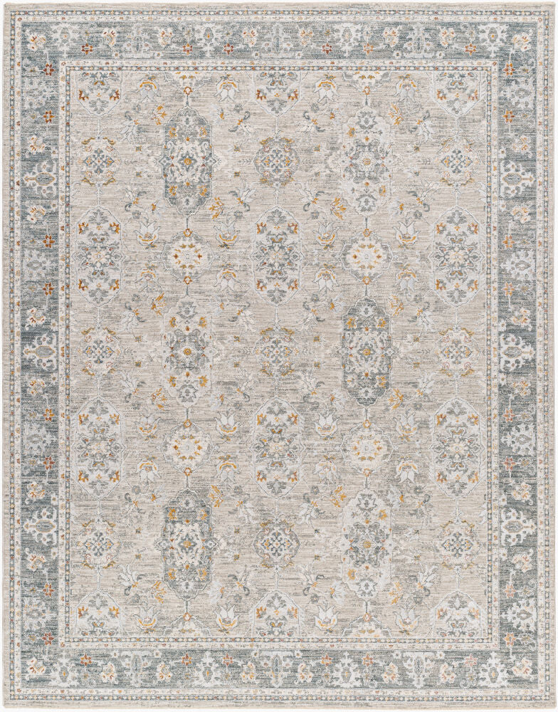 Dresden Machine Woven Rug — Gray/Light Slate
