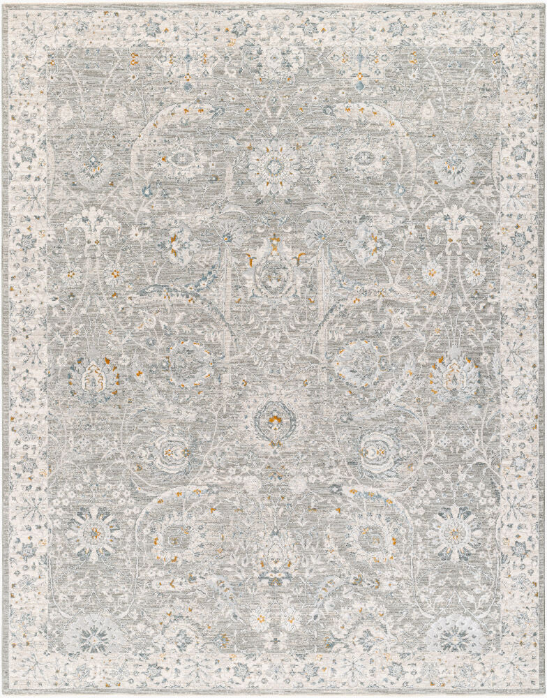 Dresden Machine Woven Rug — Denim/Gray