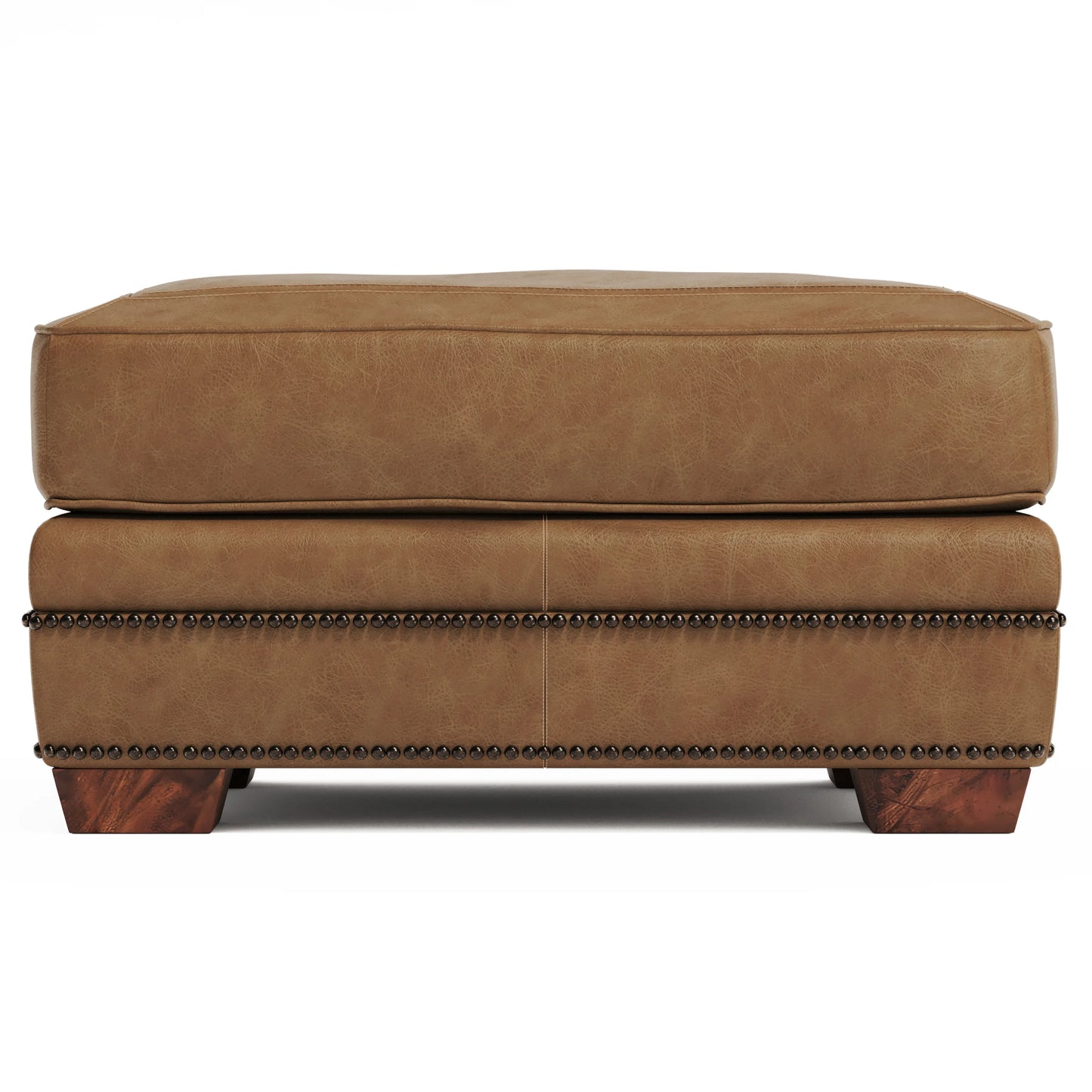 Grandview Leather Ottoman Bernhardt Living