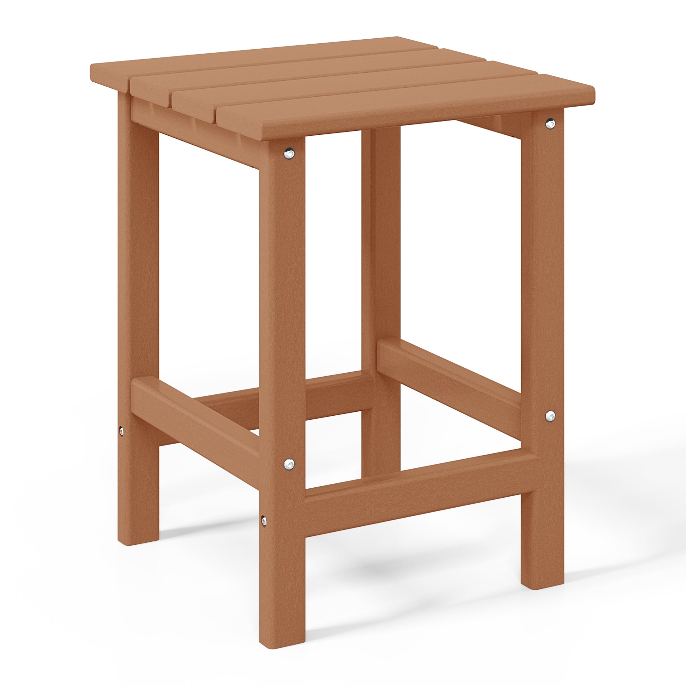 Tuscany All-Weather Outdoor Side Table (18" Height) Teak Seahawk Designs Patio Side Tables