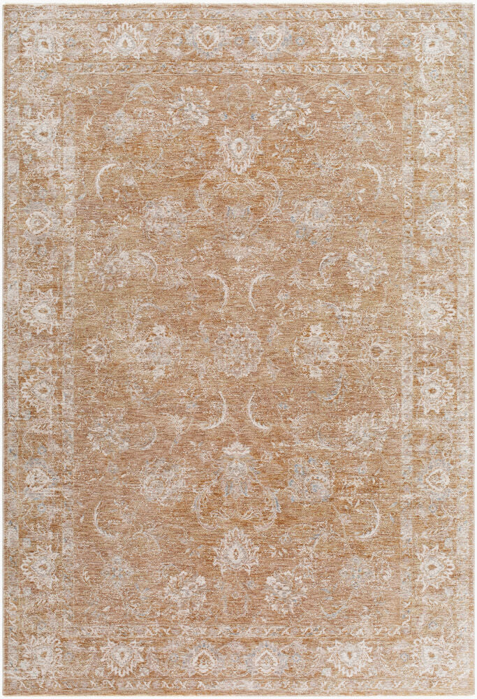 Da Vinci Machine Woven Rug — Cream/Light Brown