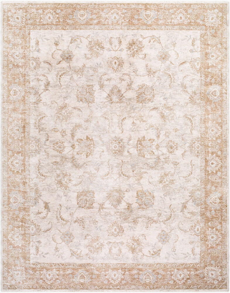 Da Vinci Machine Woven Rug — Blue/Cream