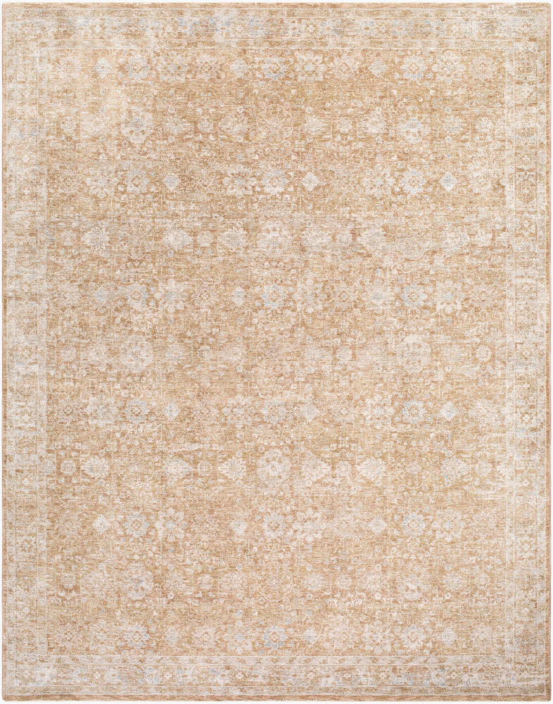 Da Vinci Machine Woven Rug — Blue/Cream