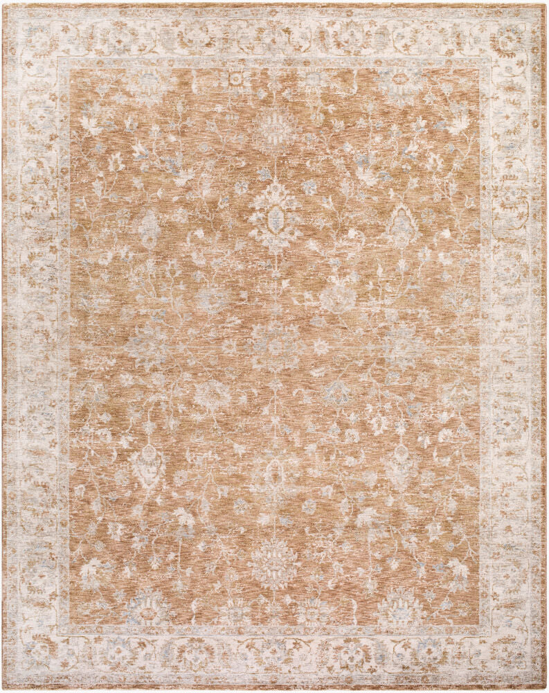 Da Vinci Machine Woven Rug — Blue/Cream