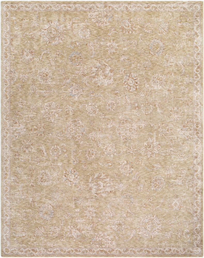 Da Vinci Machine Woven Rug — Blue/Cream