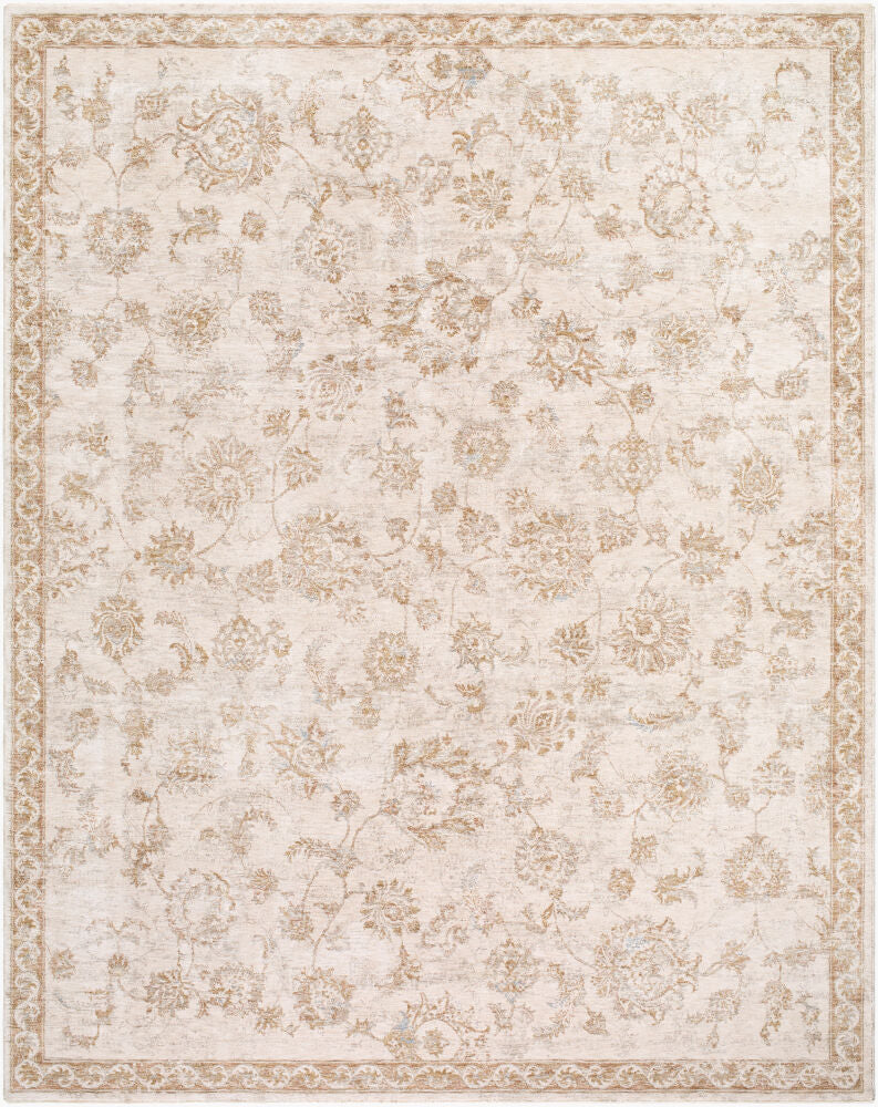 Da Vinci Machine Woven Rug — Blue/Cream