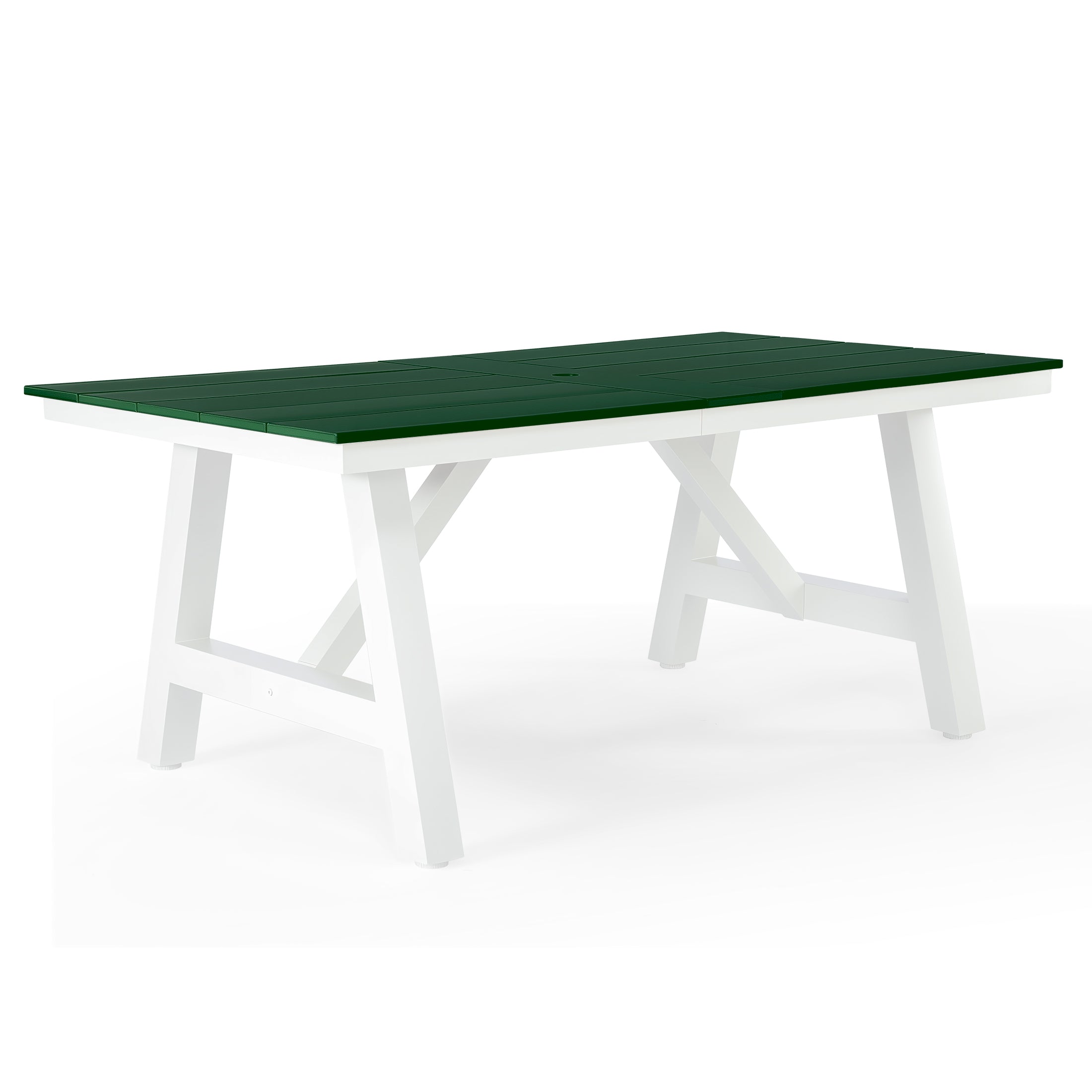 Vista 72" x 39" Rectangular Dining Table Dark Green Seahawk Designs Patio Dining Tables