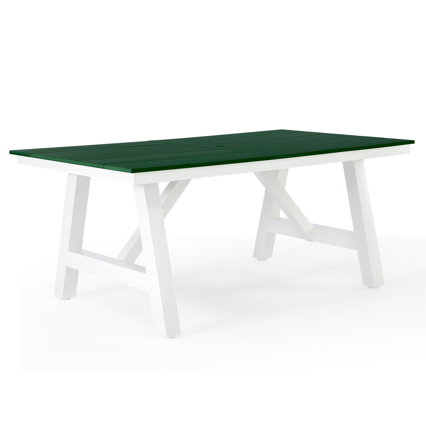 Vista 72" x 39" Rectangular Dining Table Dark Green Seahawk Designs Patio Dining Tables