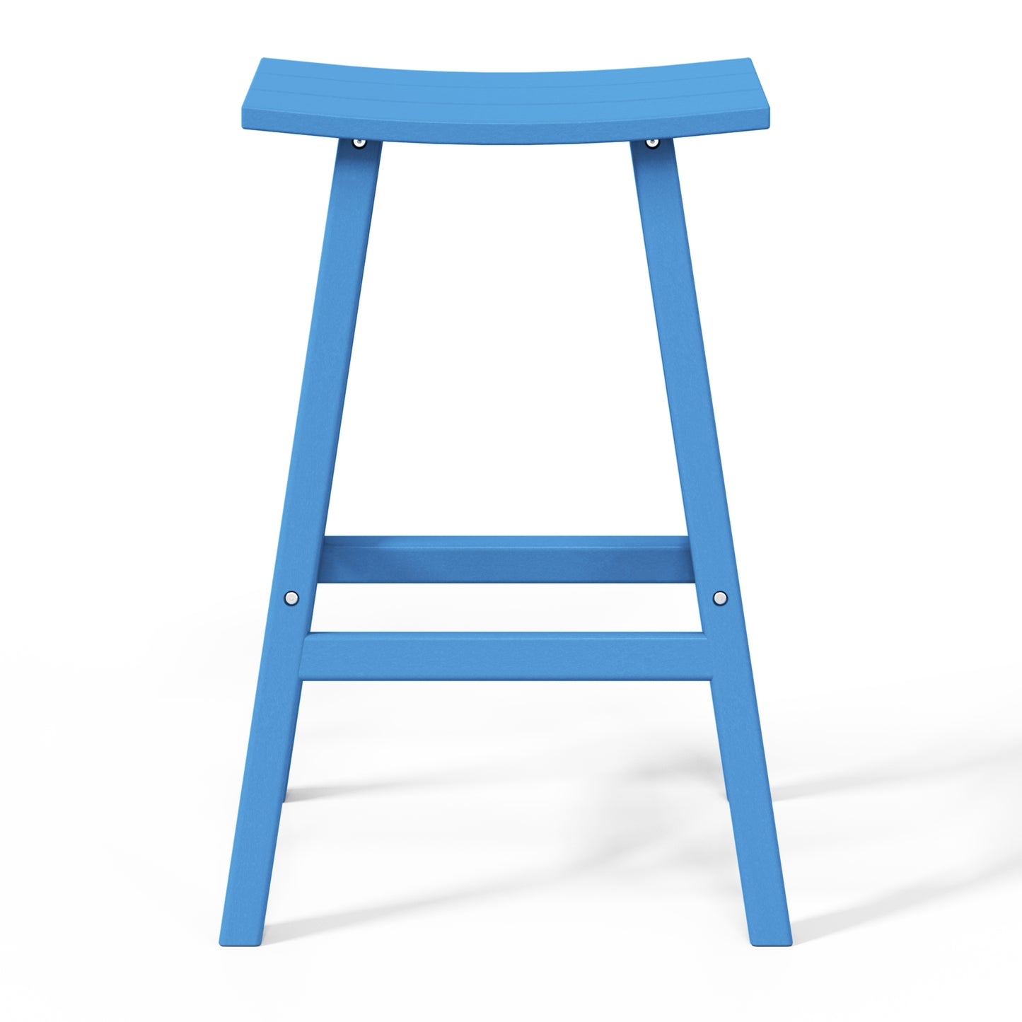 Stockholm All-Weather Outdoor Saddle Bar Stool (29" Height) Seahawk Designs Patio Bar & Counter Stools
