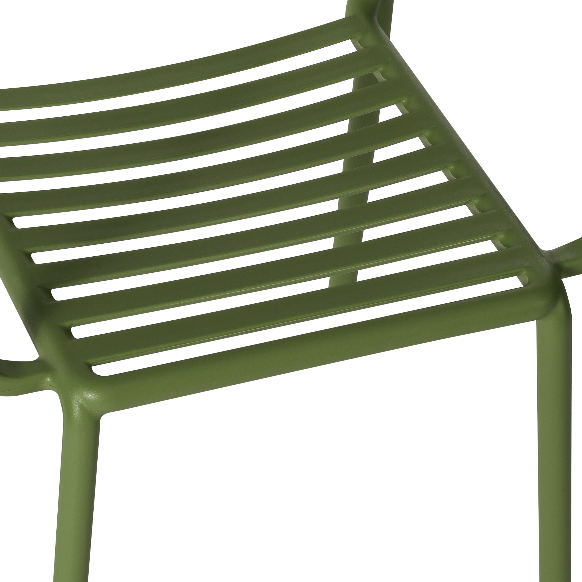 Polyform Stacking Dining Arm Chair (Set of 4) Seahawk Designs Patio Dining Chairs