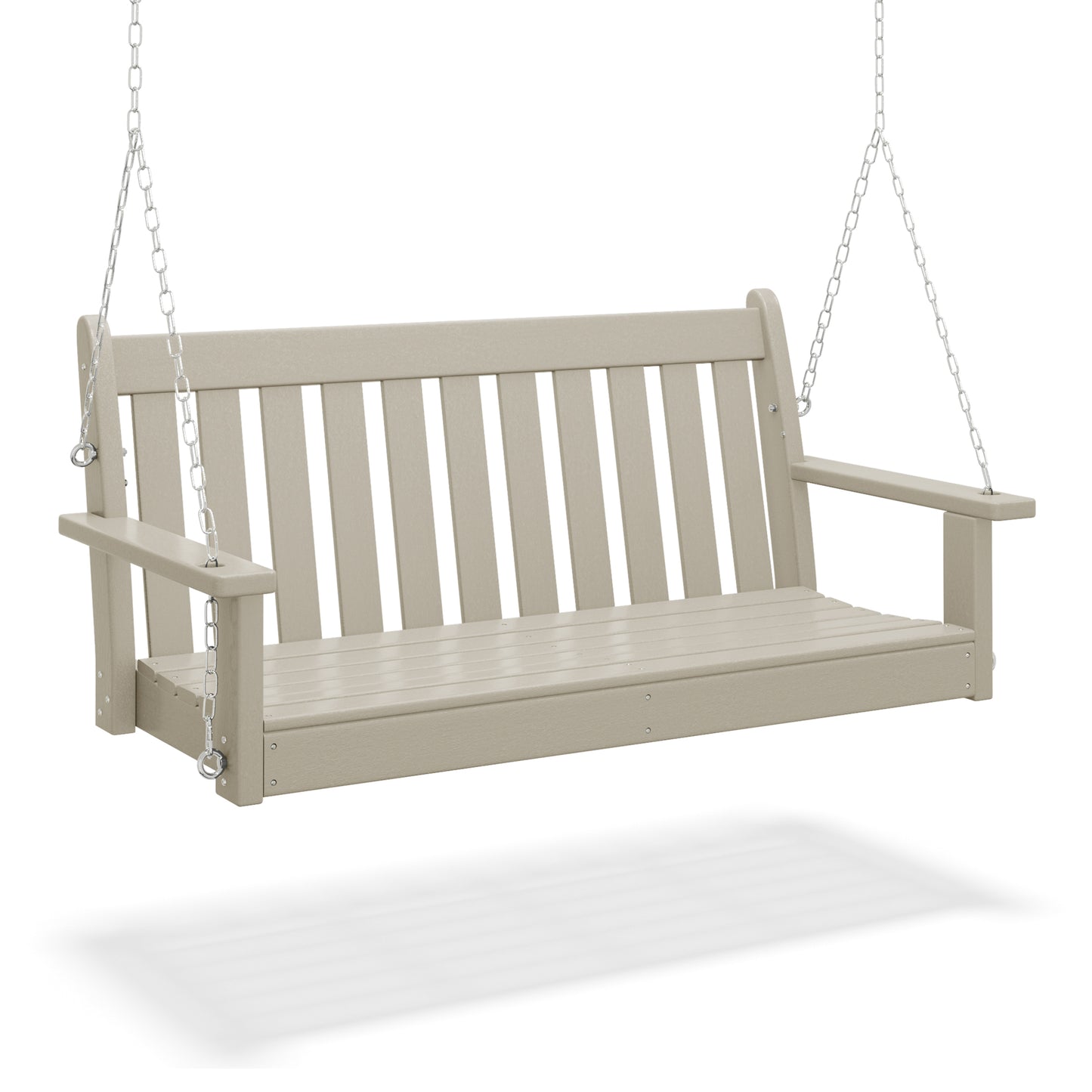 Tuscany 51" Hanging Porch Swing Sand Seahawk Designs Porch Swings