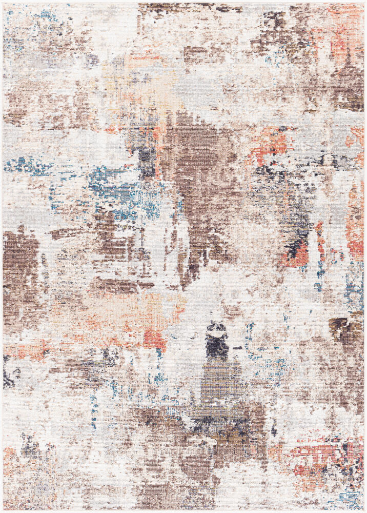 Daytona Beach Machine Woven Rug — Beige/Black