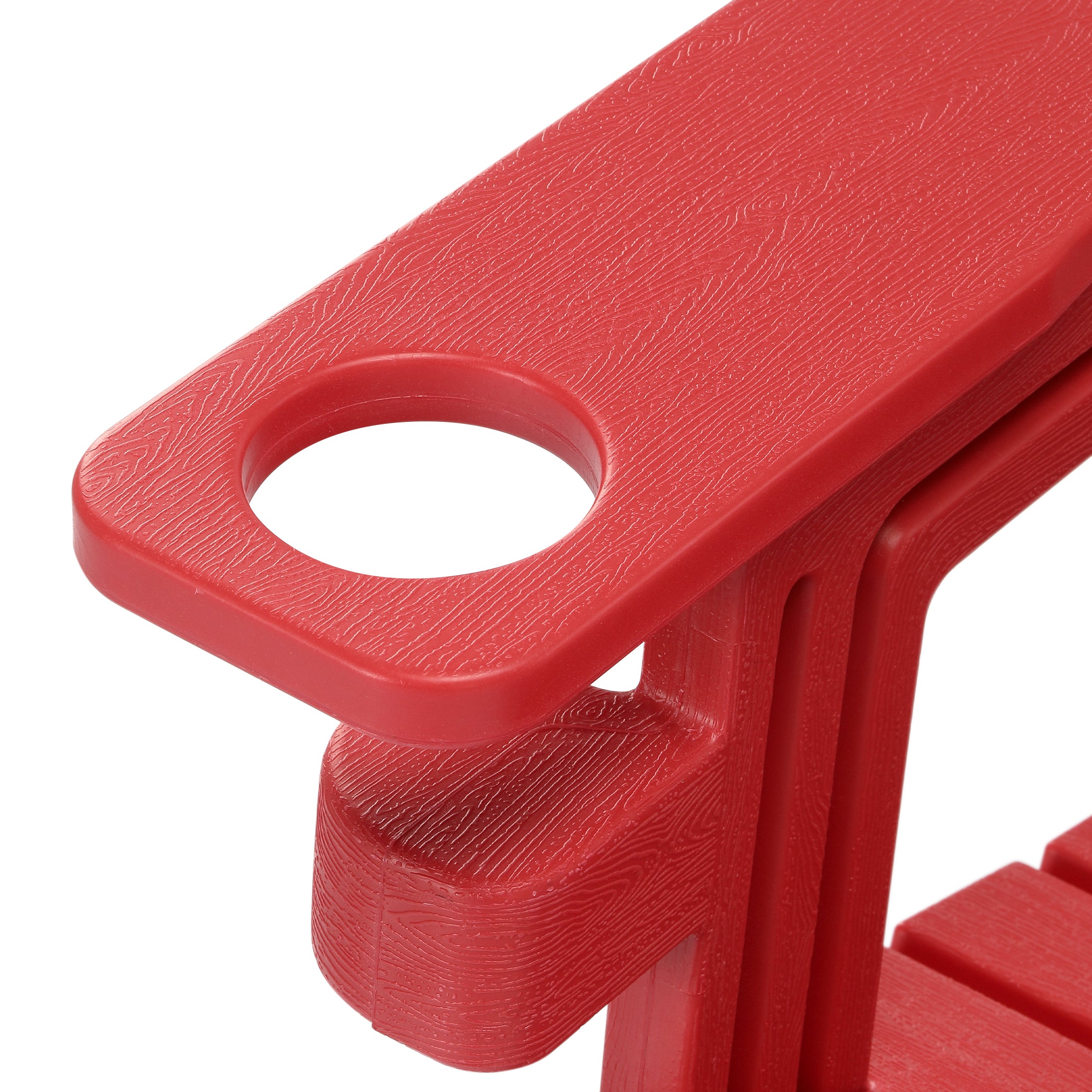 Set of Snap'n Lock Adirondack Chairs with Connecting Wedge Table (No Tools or Hardware) Seahawk Designs Adirondack Chairs