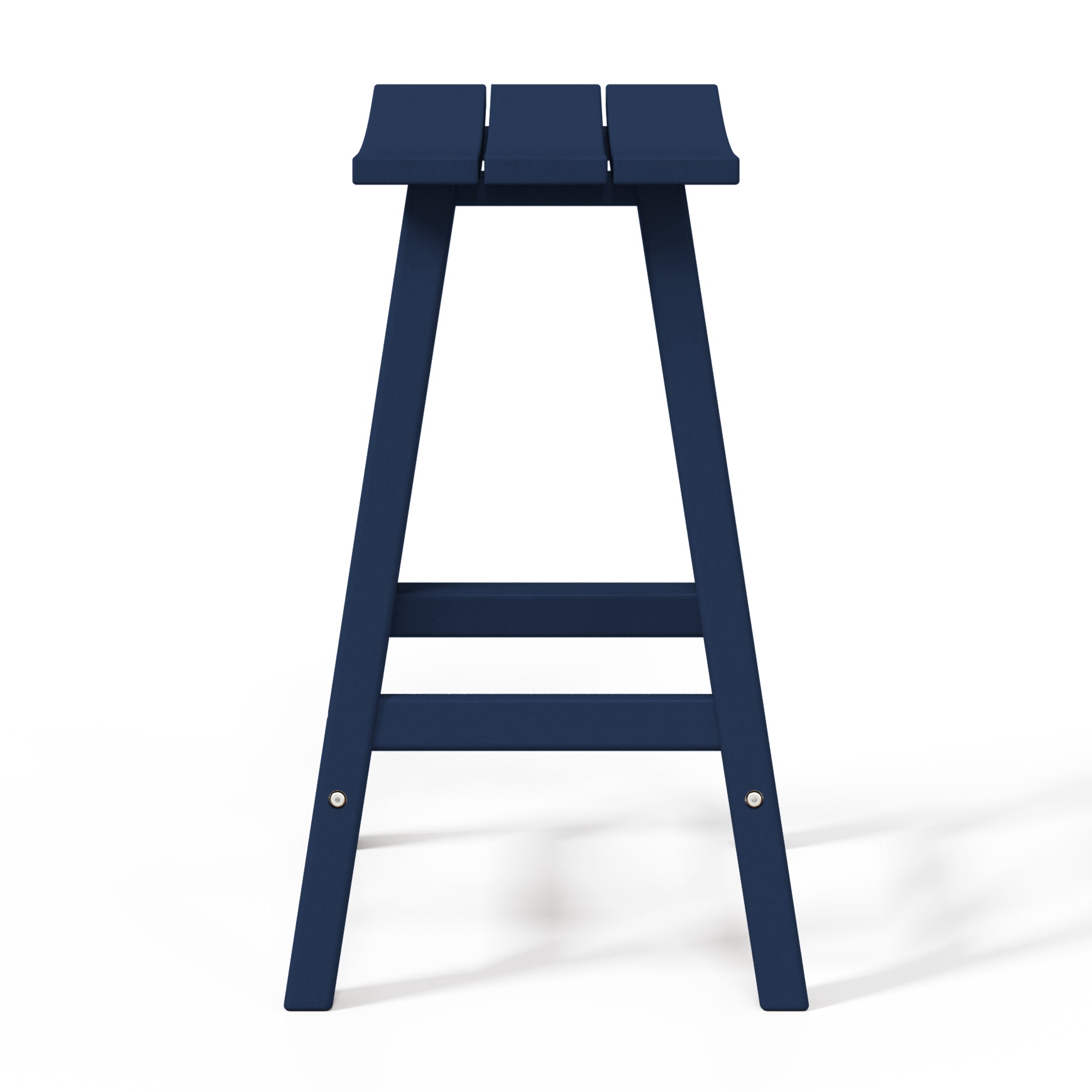 Stockholm All-Weather Outdoor Saddle Counter Stool (24" Height) Seahawk Designs Patio Bar & Counter Stools