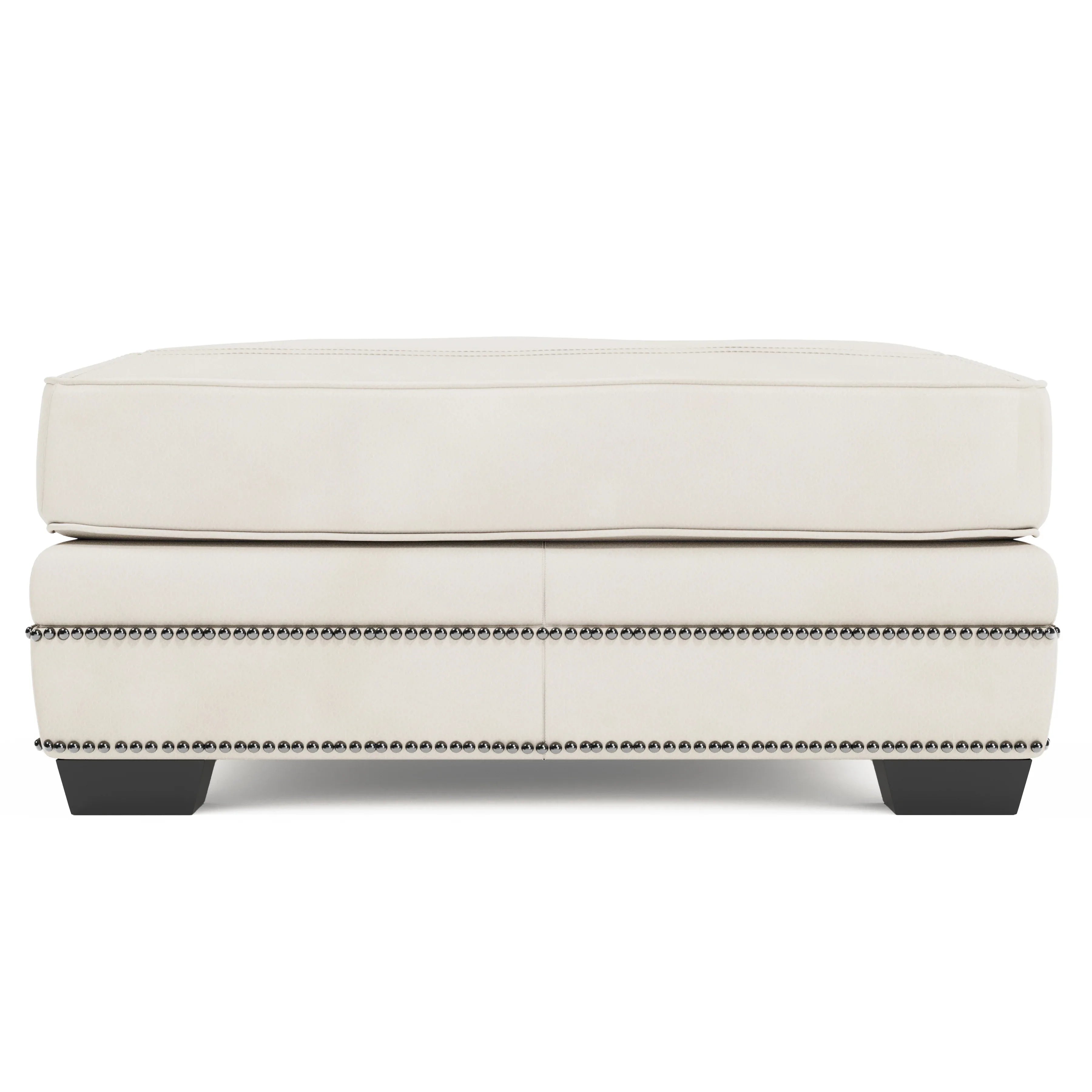 Grandview Leather Ottoman Bernhardt Living