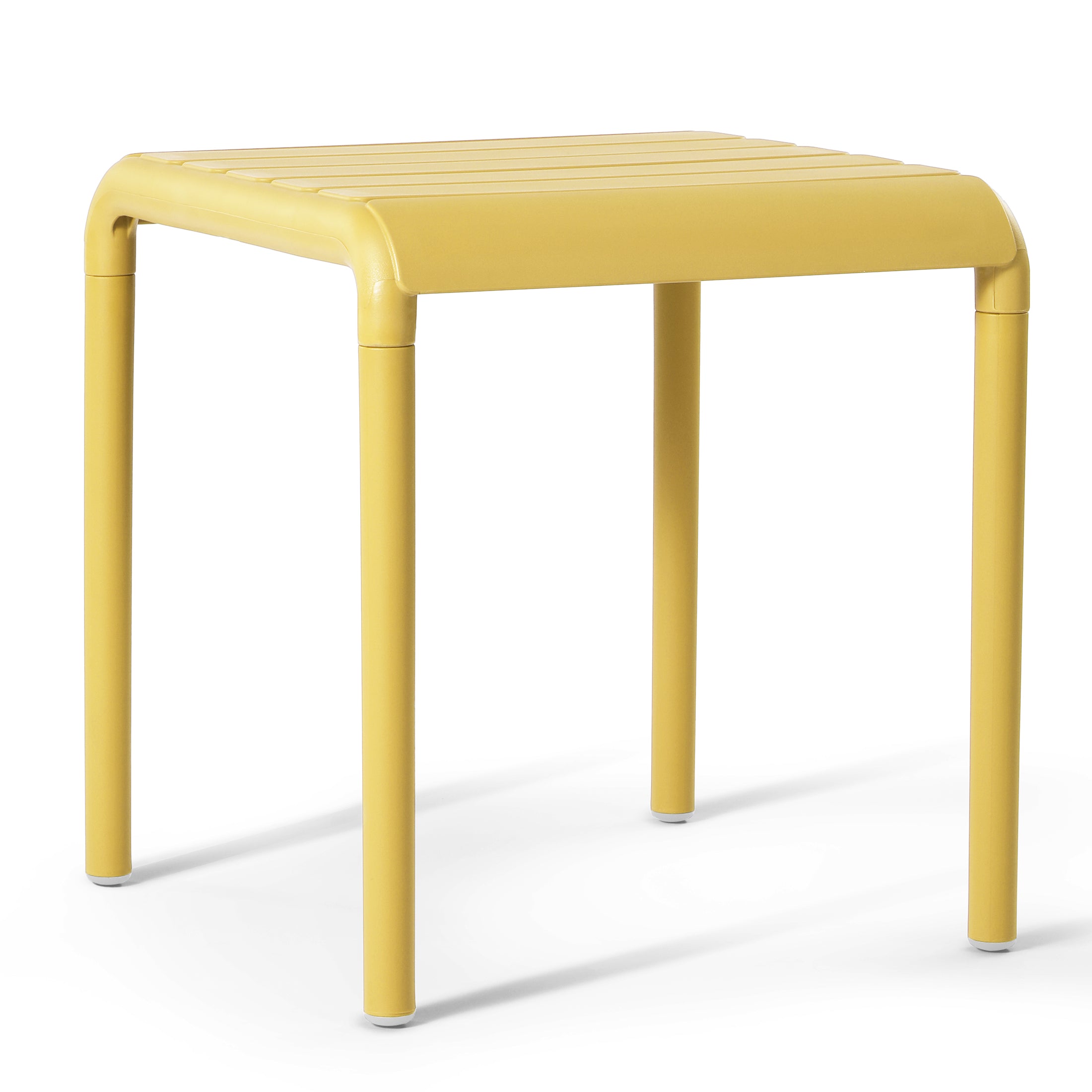 Polyform Square Side Table (Set of 2) Yellow Seahawk Designs Patio Side Tables