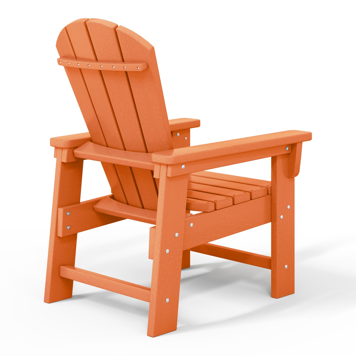 Tiny Terraces Kids' All-Weather Outdoor Poly Adirondack Chair Seahawk Designs Kids Adirondack Chairs