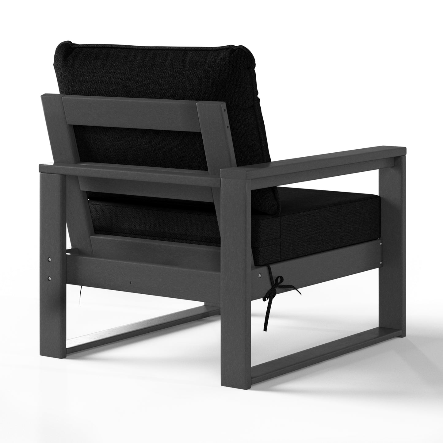 Signature All-Weather Outdoor Modular Patio Deep Seating Left Arm Chair (Left Arm Sectional Seat) Seahawk Designs Patio Chairs