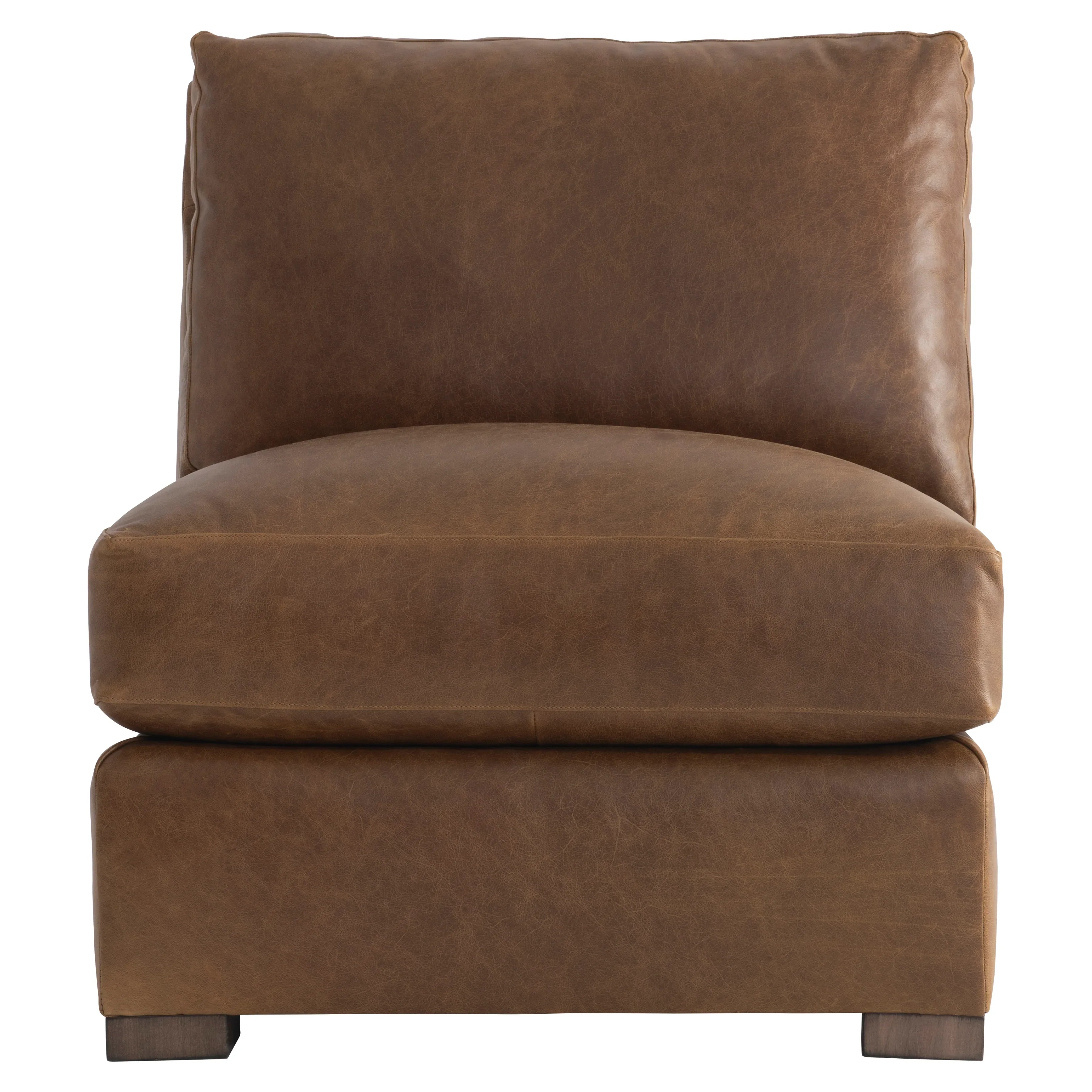 Ventura Leather Armless Chair Bernhardt Living