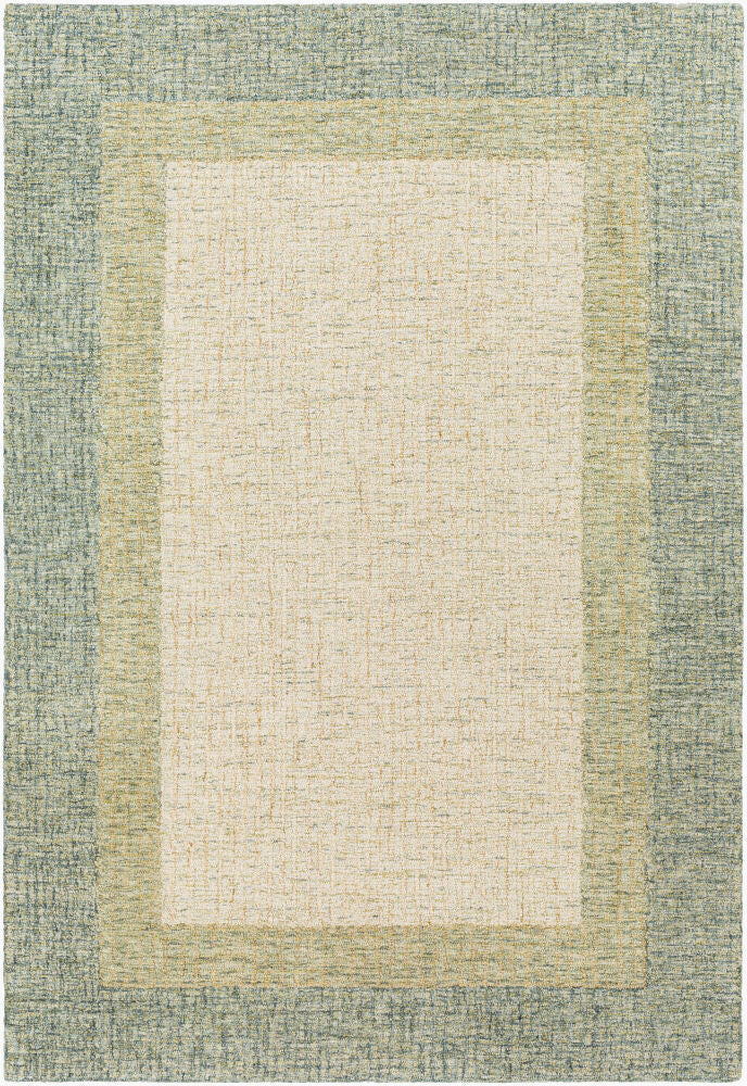 Elena Handmade Rug — Cream/Dusty Sage