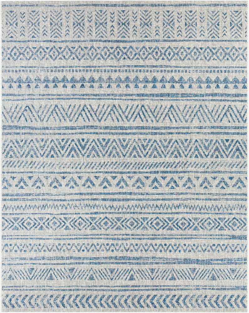 Eagean Machine Woven Rug — Blue/Ink Blue