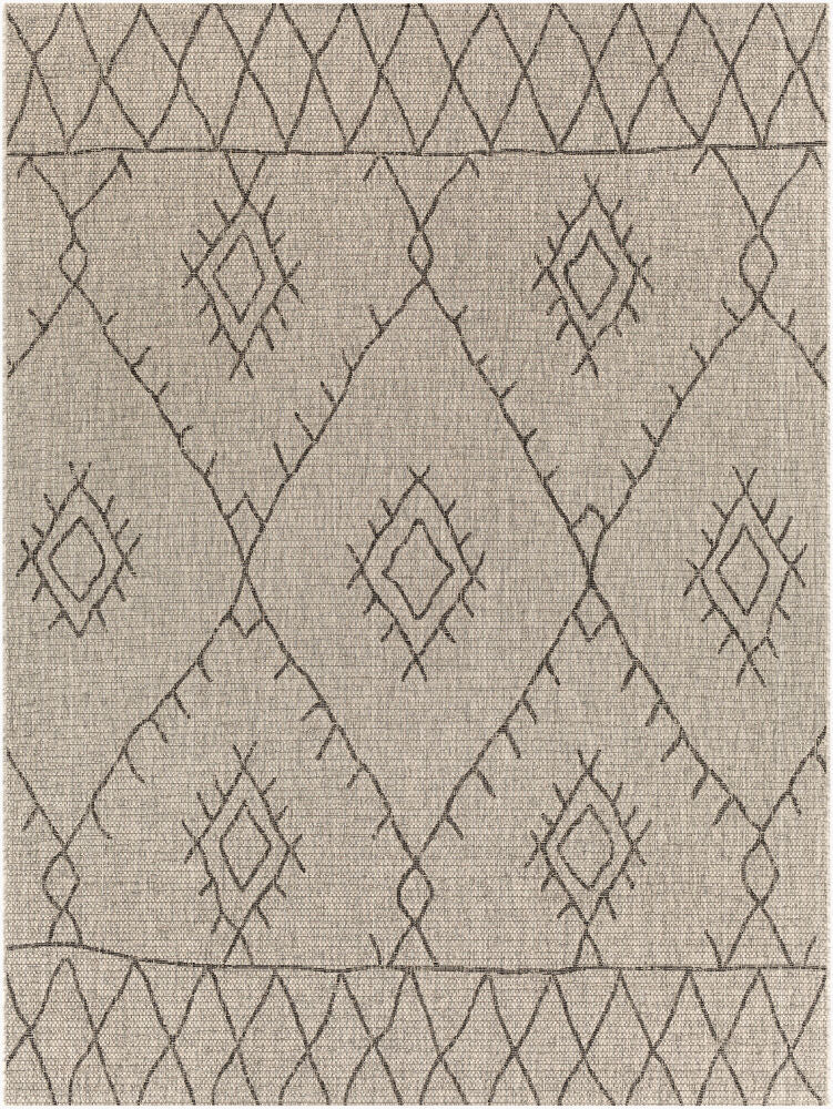 Eagean Machine Woven Rug — Black/Charcoal