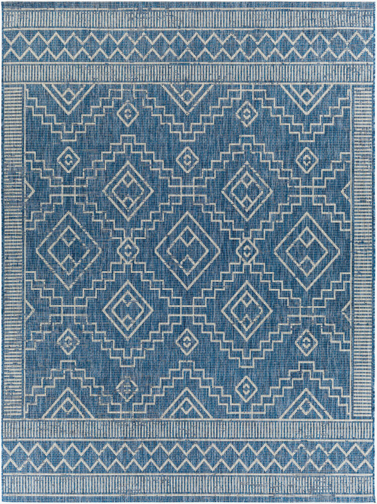 Eagean Machine Woven Rug — Blue/Ink Blue