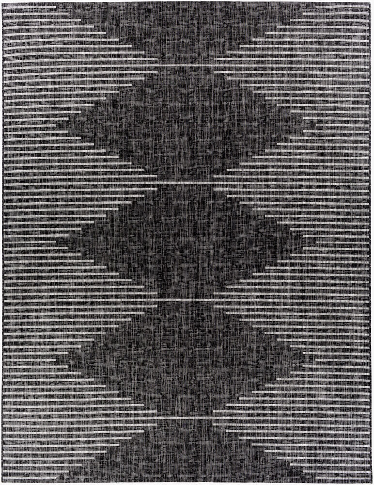 Eagean Machine Woven Rug — Black/Charcoal