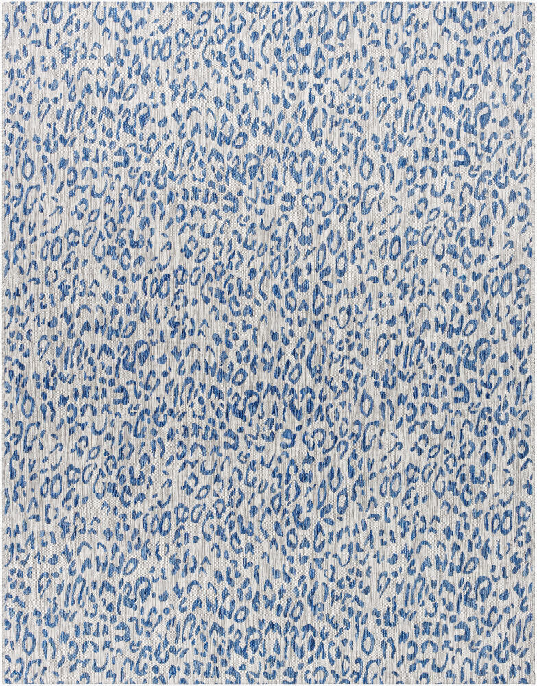 Eagean Machine Woven Rug — Dark Blue/Gray