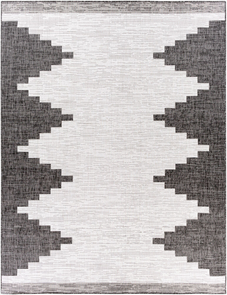 Eagean Machine Woven Rug — Black/Charcoal