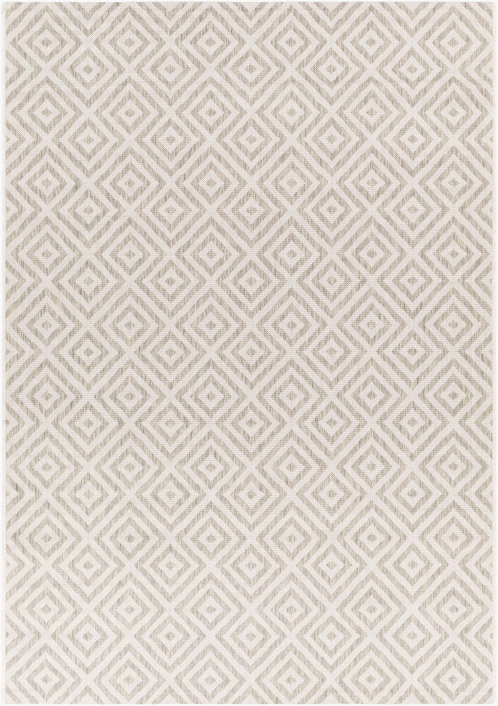 Eagean Machine Woven Rug — Gray/Light Beige