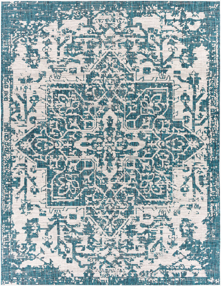 Eagean Machine Woven Rug — Black/Light Beige