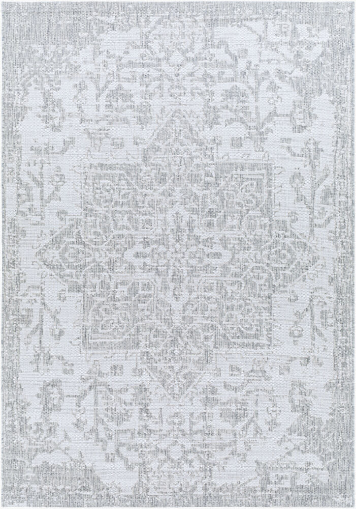 Eagean Machine Woven Rug — Gray/Light Beige