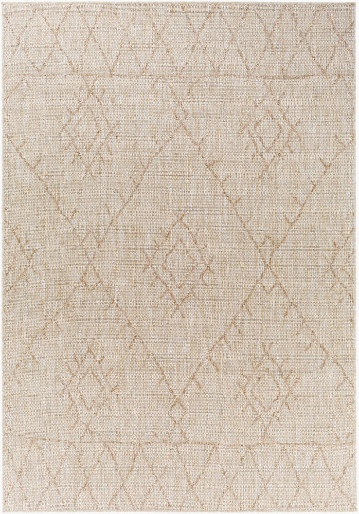 Eagean Machine Woven Rug — Brown/Cream
