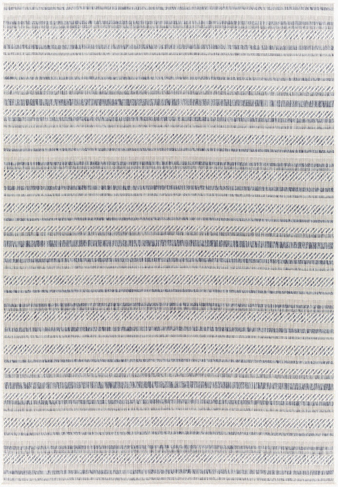 Eagean Machine Woven Rug — Blue/Gray