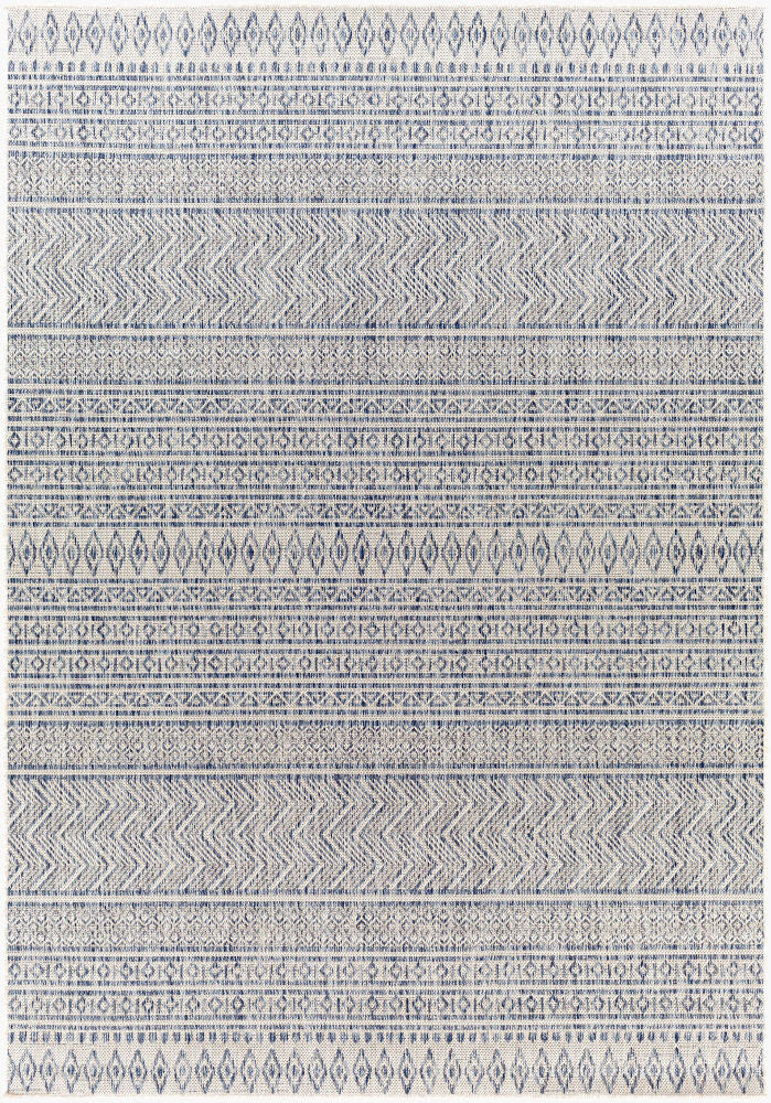 Eagean Machine Woven Rug — Blue/Gray