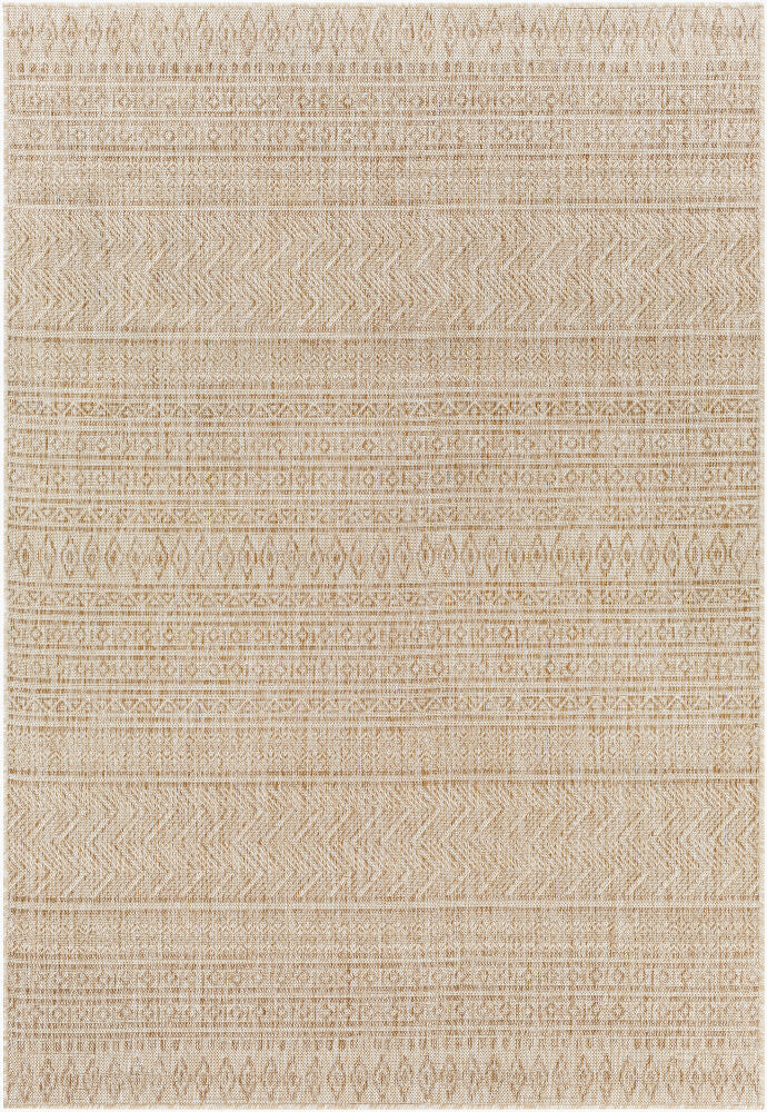 Eagean Machine Woven Rug — Brown/Cream
