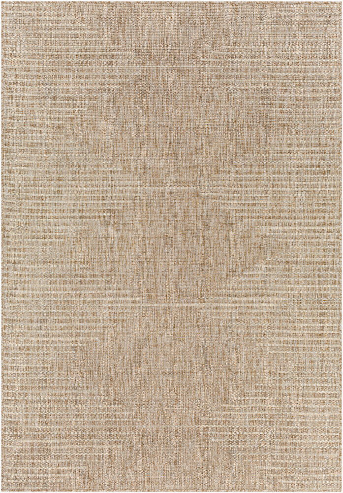 Eagean Machine Woven Rug — Brown/Cream