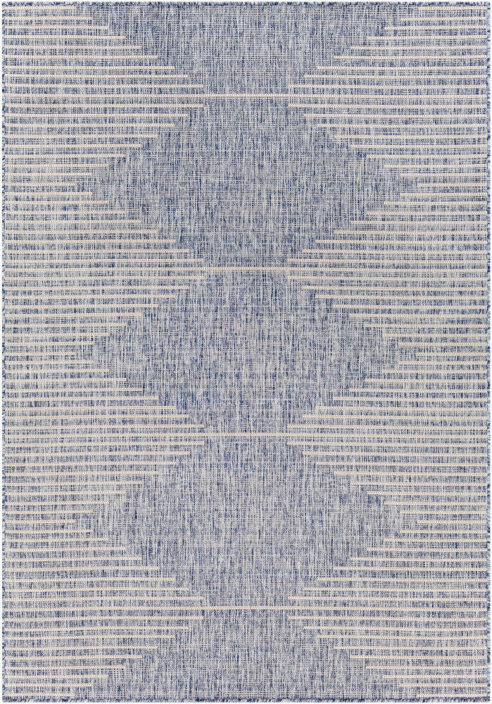 Eagean Machine Woven Rug — Blue/Gray