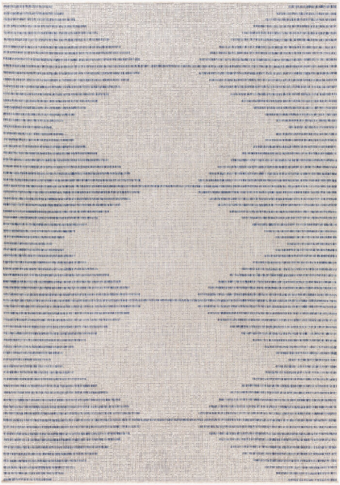 Eagean Machine Woven Rug — Blue/Gray