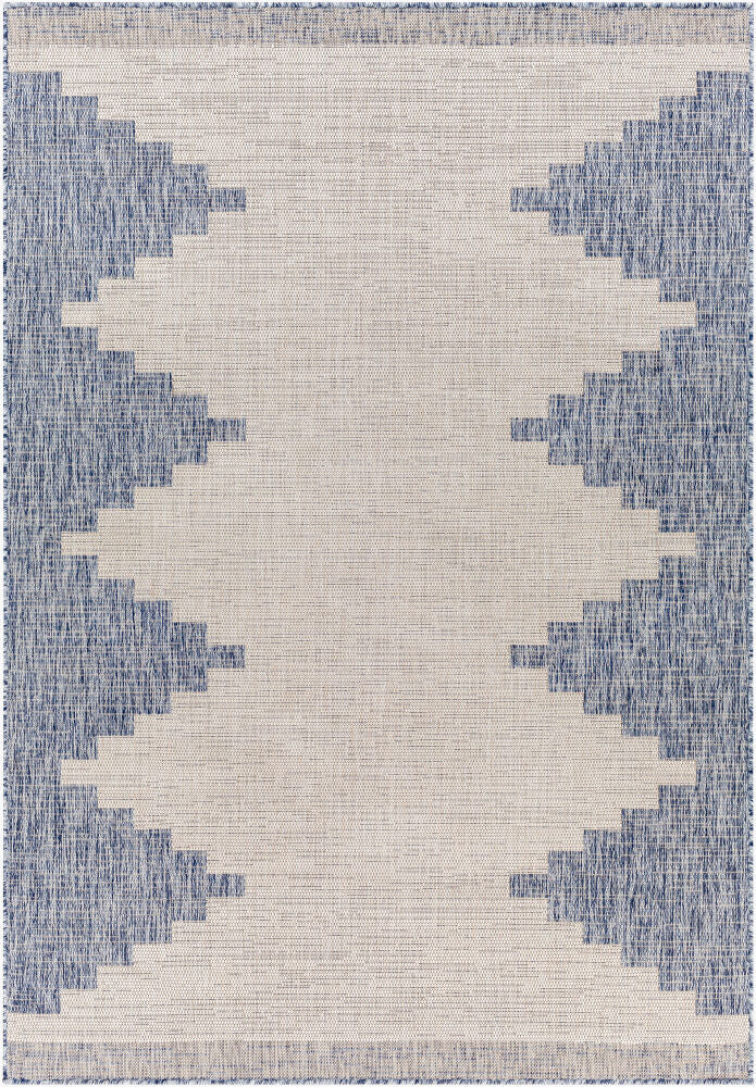 Eagean Machine Woven Rug — Blue/Gray