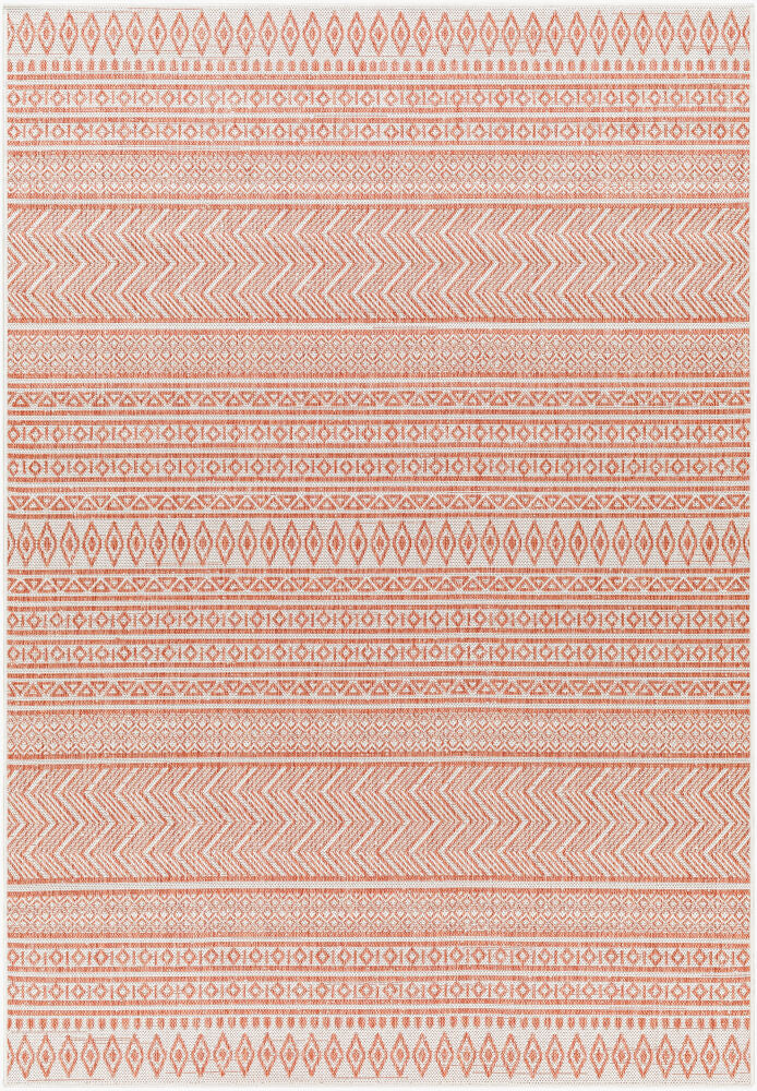 Eagean Machine Woven Rug — Dusty Coral/Dusty Pink