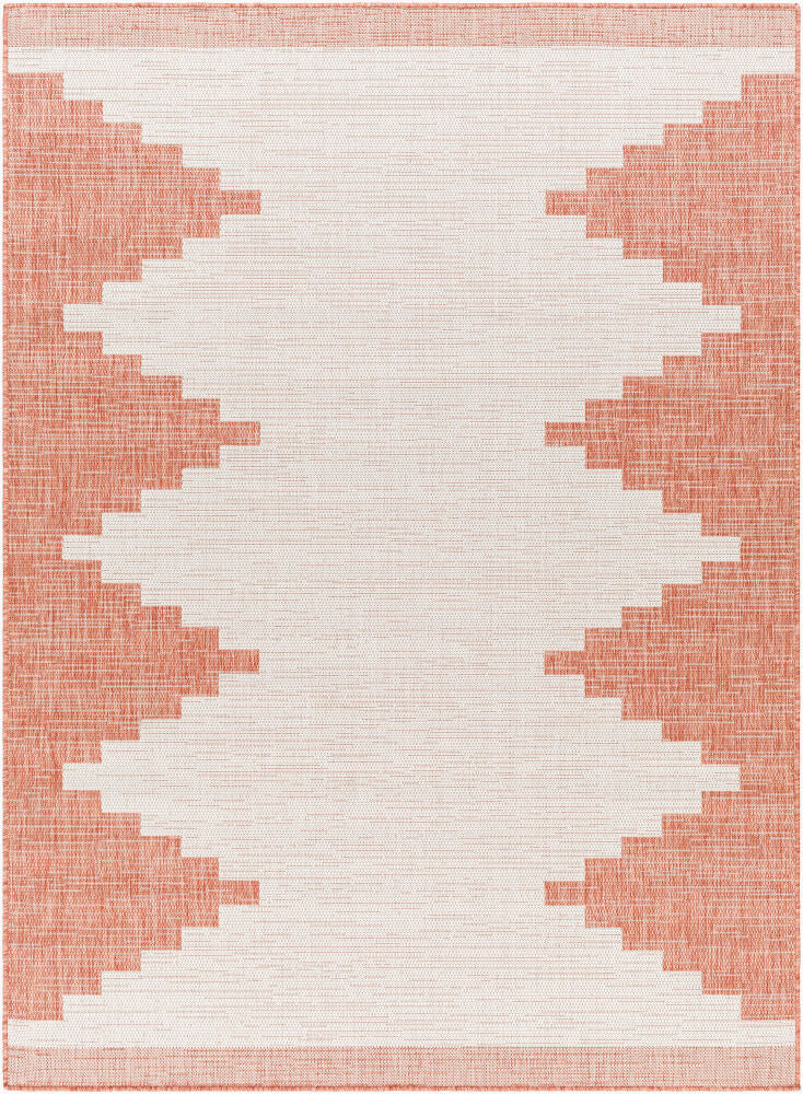 Eagean Machine Woven Rug — Dusty Coral/Dusty Pink