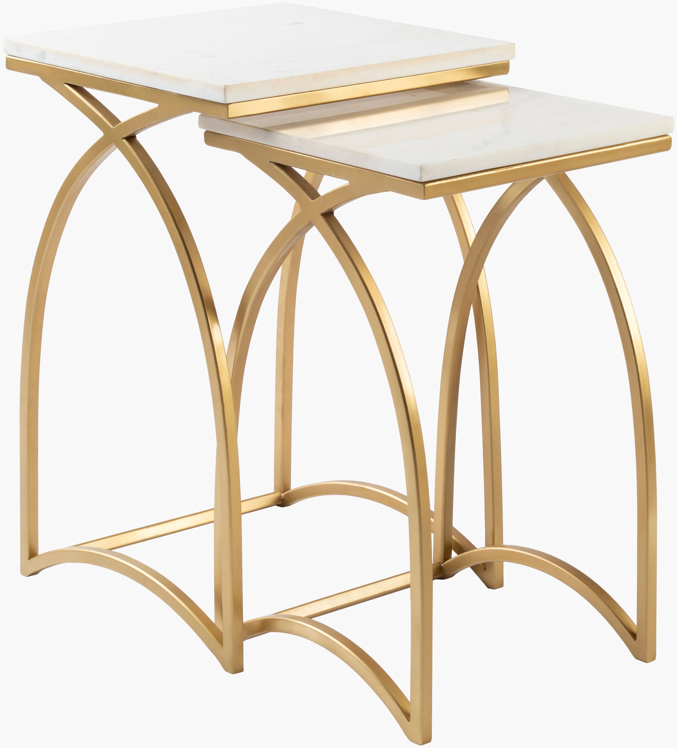 Evana End Table — White