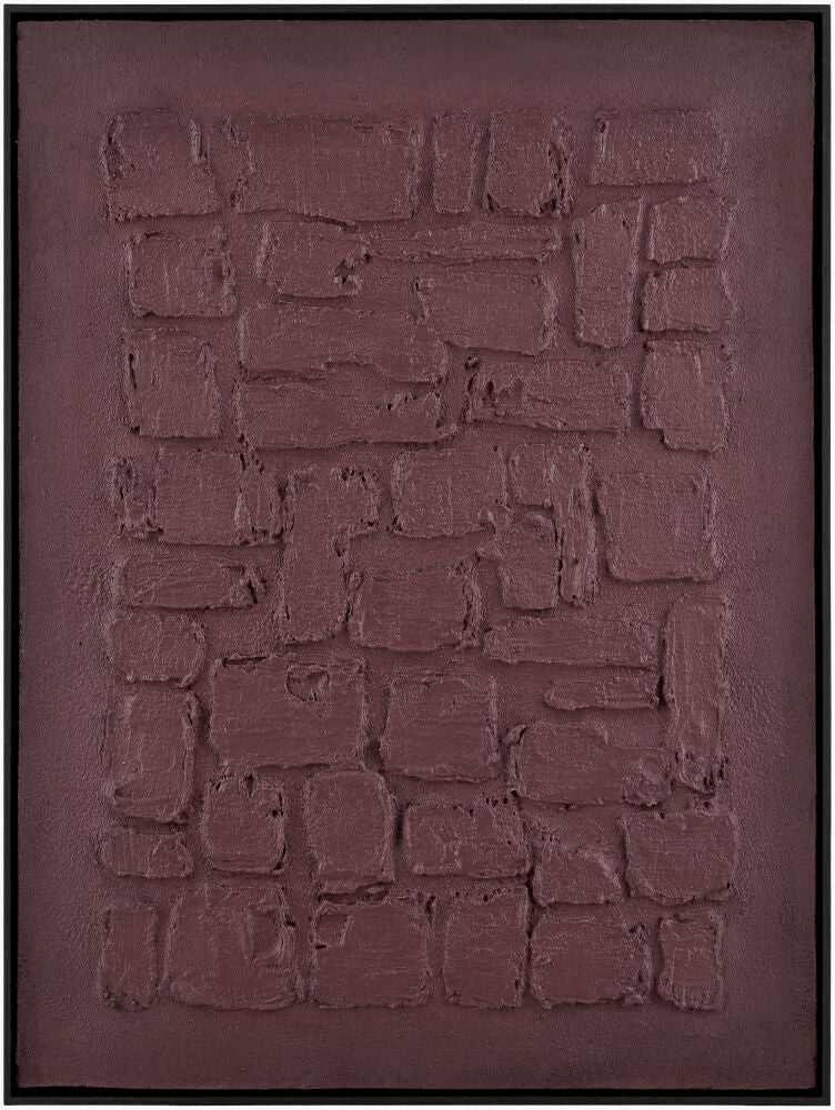 Earthen Framed Art — Brown/Dark Red
