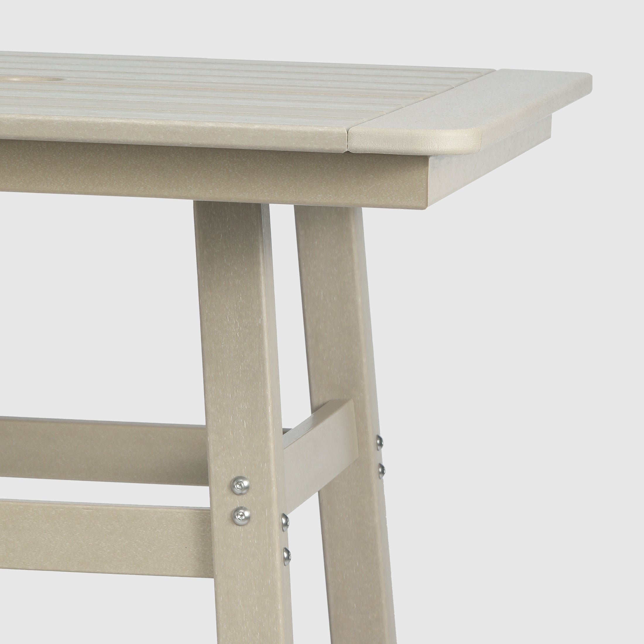 Stockholm All-Weather Outdoor Square Counter Table (31" Top) Seahawk Designs Patio Bar Tables