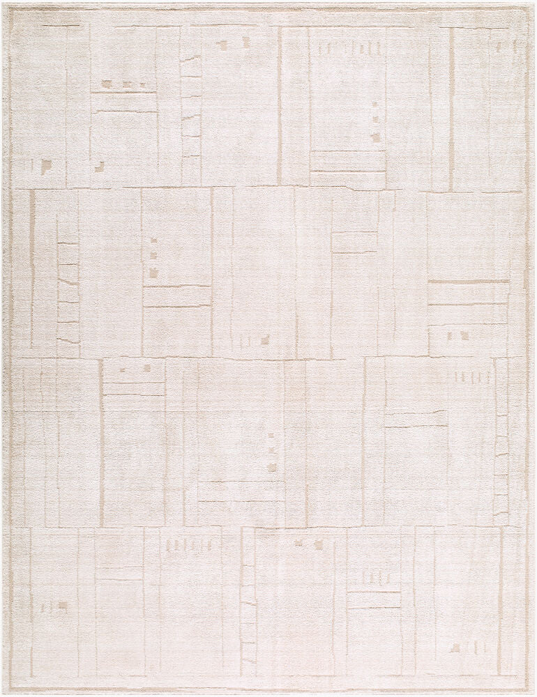 Alma Machine Woven Rug — Ivory/Taupe