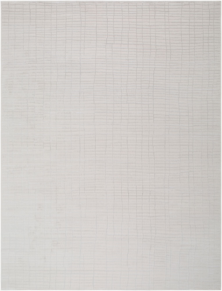 Grenelle Machine Woven Rug — Ivory/Silver Gray